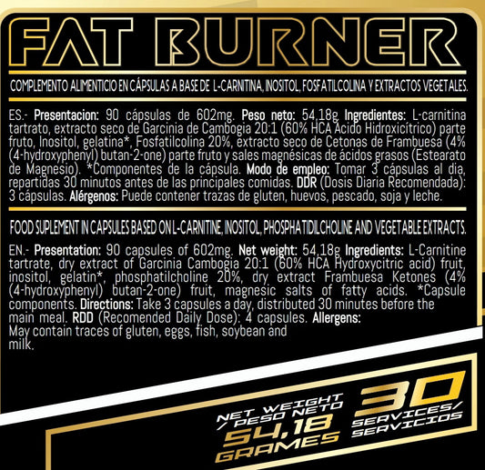 POTENTE QUEMAGRASAS FAT BURNER EXTREME