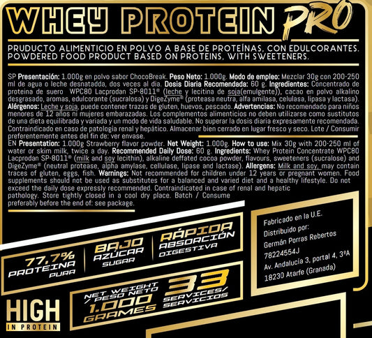 WHEY PROTEIN LACPRODAN8011® + DIGEZYME®
