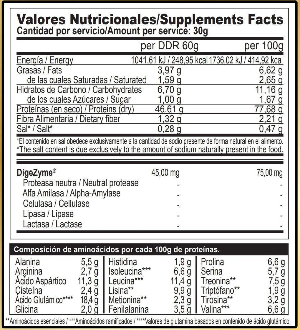 WHEY PROTEIN LACPRODAN8011® + DIGEZYME®
