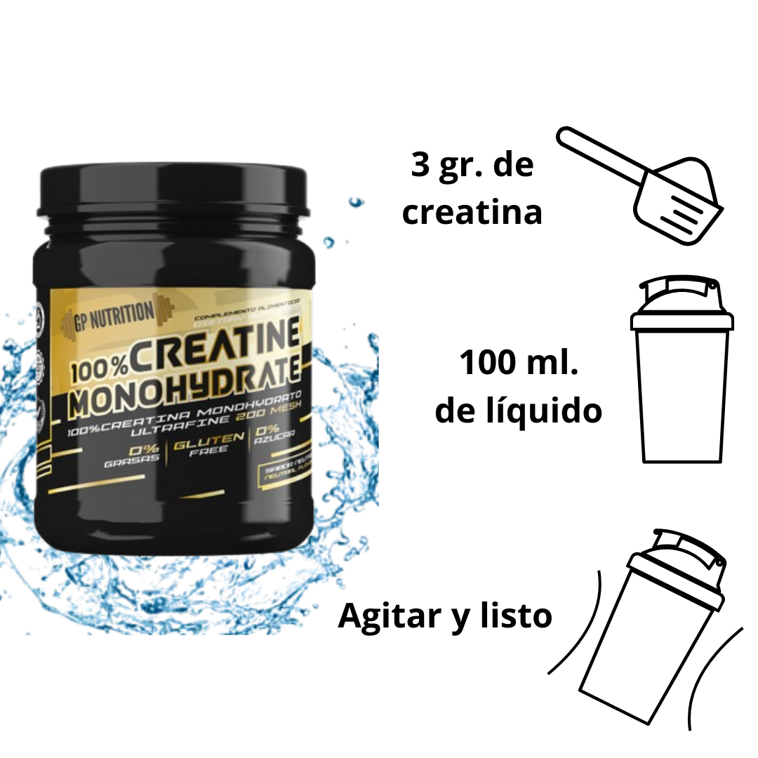 100% CREATINA MONOHIDRATO 200 MESH